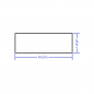 Chapa de PVC a medida - Hasta 2000 x 200mm Chapa de PVC a medida - Hasta 2000 x 200mm