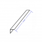 Vierteaguas de Aluminio 50x15mm Vierteaguas de Aluminio 50x15mm