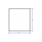 copy of Chapa lisa de aluminio a medida - Hasta 1000 x 1000mm copy of Chapa lisa de aluminio a medida - Hasta 1000 x 1000mm