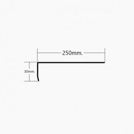 Vierteaguas de Aluminio 250mm - Tipo 3