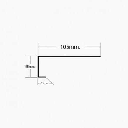 Vierteaguas de Aluminio 105mm - Tipo 5