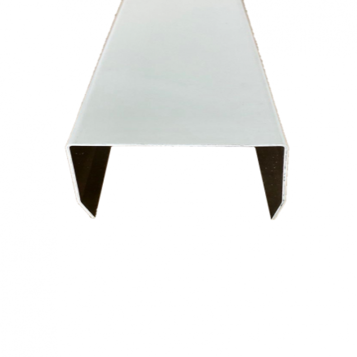 Tapeta U de Aluminio 80mm
