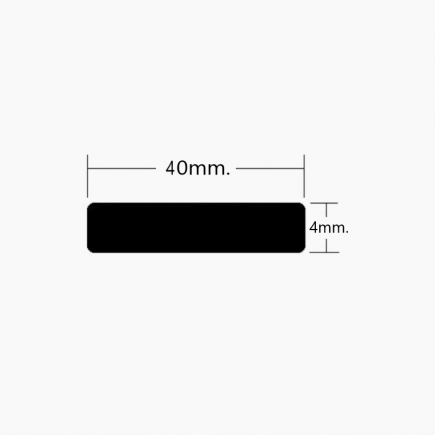 Pletina de Aluminio 40x4mm