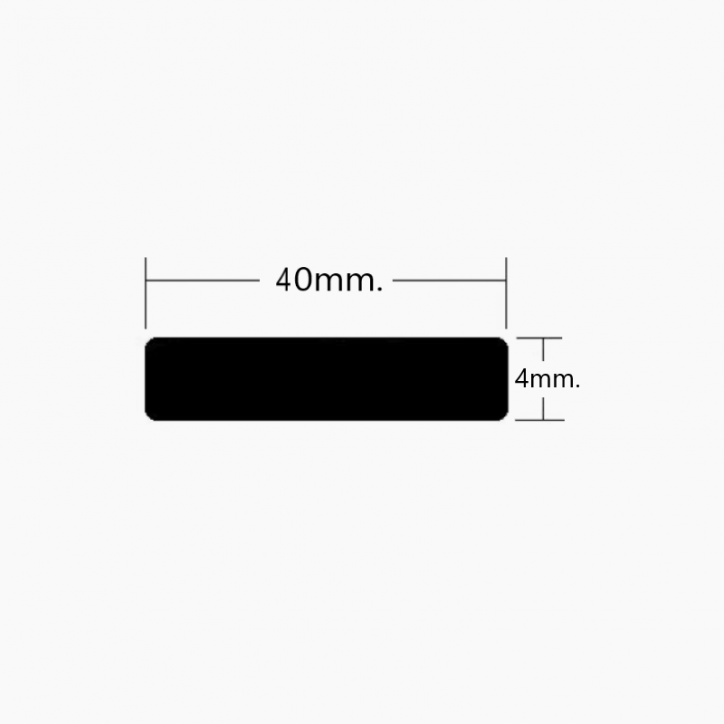 Pletina de Aluminio 40x4mm Pletina de Aluminio 40x4mm