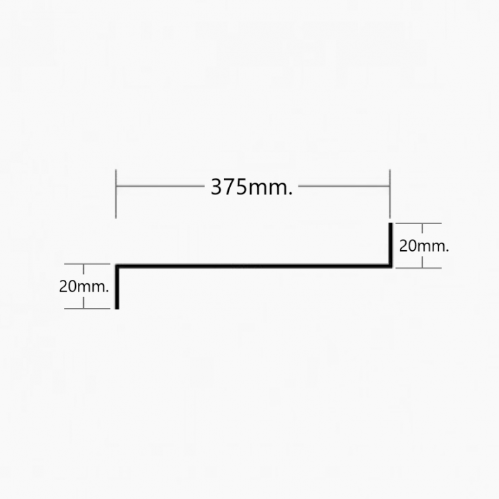Estante para cartela 370mm.