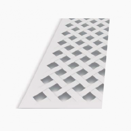 Chapa aluminio trenzada