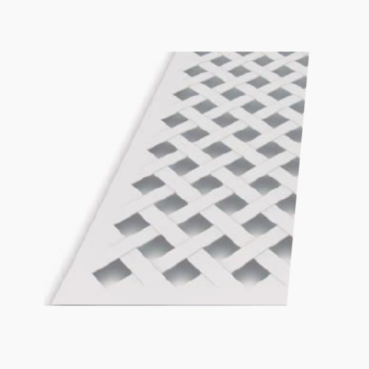 Chapa aluminio trenzada