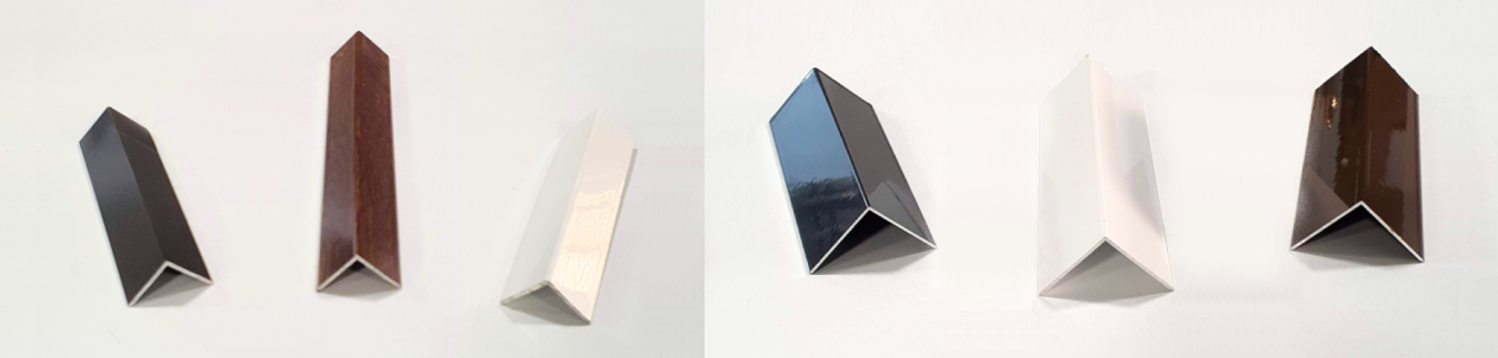 Ángulos de Aluminio y PVC | Perfiles de Acabado | Chapasyperfiles